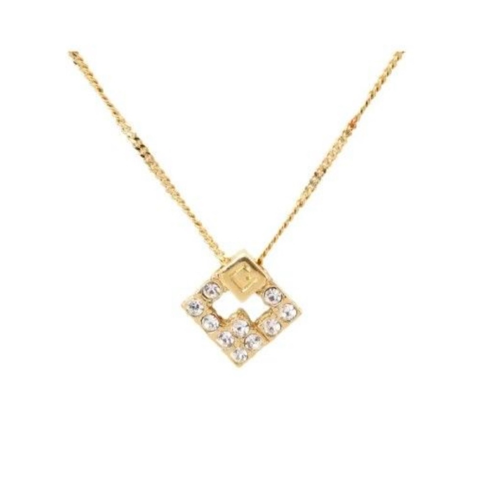 Givenchy
Vintage Crystal G Pendant Necklace